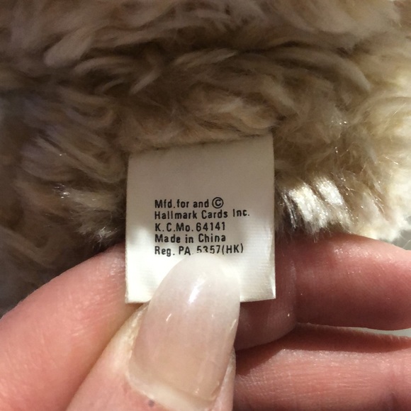 Hallmark dapper stuffed teddy bear - Picture 5 of 8